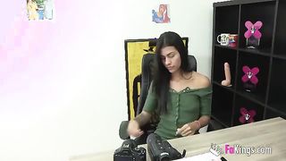 Amatőr kolumbiai tini hölgyemény castingja