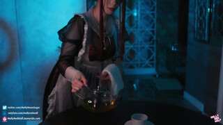 Perverz cosplayes tini lány