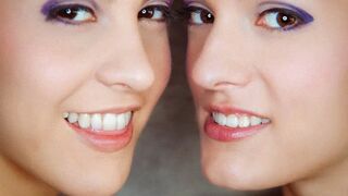 Carolina Abril és Silvie Luca forró arcülése leszbi társaságban