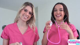 Rissa May és Jill Kassidy doktorok játéka a mostohabácsi geci ellenőrzésére