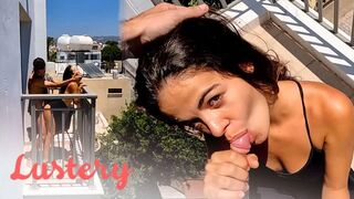 Brazil amatőrök forró balkon baszása