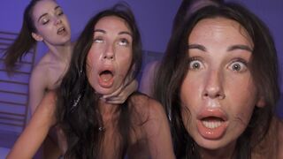 Alázatos tini csicska kinyomja az agyát méhnyak-dagasztó ffm vad baszás közben