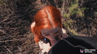 Szexy vörös tini Madi Collins kibelezi a puncáját és durván megdugja a hatalmas farka