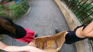 Nyilvános két faszverés a sültkrumplis zacskóban... imádom a mcdonald's-ot!