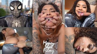 Cosplay tini hatalmas segggel beleélvezést és méretes arcra lövést kap