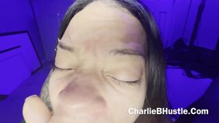 Szent patrik napi durva baszás méretes fasszal és vad szopással